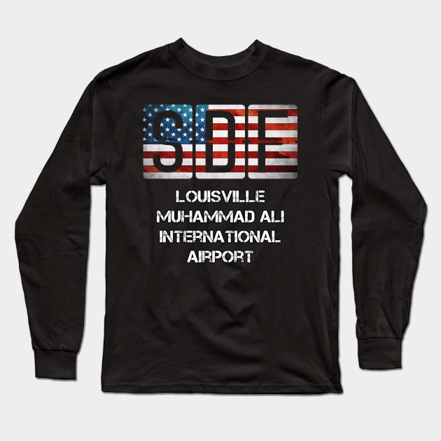 Louisville Muhammad Ali International Airport SDF Long Sleeve T-Shirt by Storeology